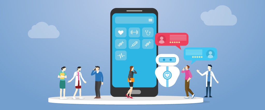 Artificial Intelligence Chatbots for Healthcare: Conversations, Sensitive Issues and Technical Solutions