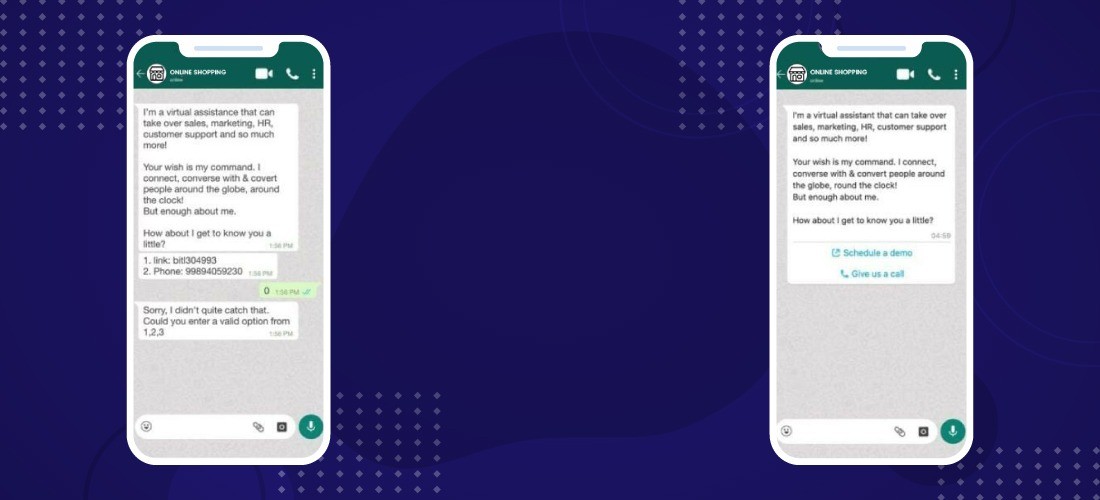 WhatsApp's Business Interactive Message Templates