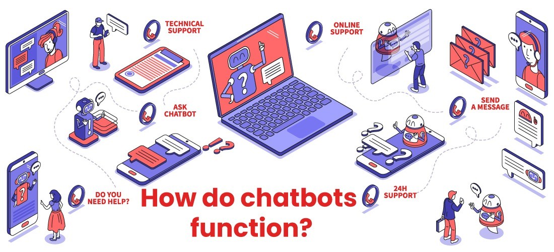 how do chatbots function