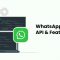 What are the most popular WhatsApp business API features?